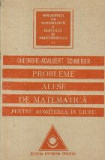 Probleme alese de matematica pentru admiterea in liceu (Schneider)