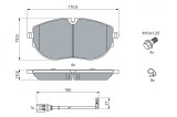 BOSCH 0 986 460 082 set placute frana,frana disc
