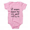 Body roz pentru fetite - If mom..... (Marime Disponibila: 18-24 luni)