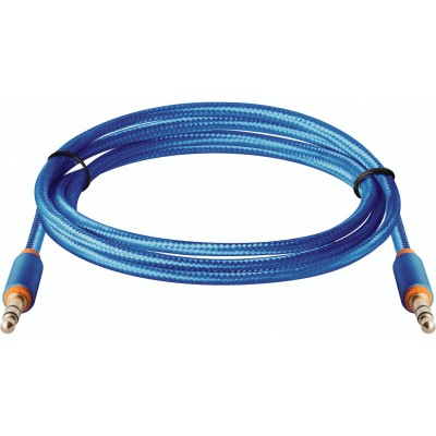 Cablu Audio 3.5 mm la 3.5 mm Defender JACK01-03, 1.2 m, Albastru foto