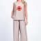 Compleu Dama, Eranthe, Garden Flowers V336, cu Pictura Realizata Manual - L