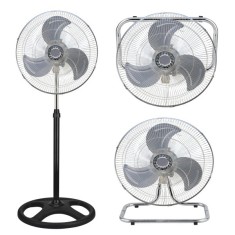 Ventilator de Camera Cromat cu Picior 45cm 3in1 Victronic FL4502 SF4502 foto