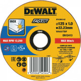 Disc abraziv DeWALT&reg; DT43902 - &Oslash;125x1x22.23mm pentru INOX