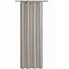 Draperie opaca Stella cu rejansa Jemidi, 140 x 245 cm, Gri, Poliester, 55283.25.03