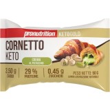 Croissant Keto Proteic cu Crema de Fistic fara Zahar Low Carb 50g