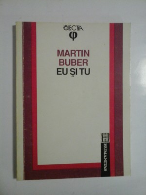 EU SI TU - MARTIN BUBER foto