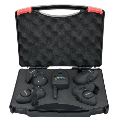 Set avertizoare wireless Baracuda SG-V1 + receptor, 4 buc/set, negru foto