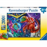 Cumpara ieftin Puzzle Dinozauri In Spatiu, 200 Piese, Ravensburger