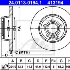 Disc frana VW TRANSPORTER IV bus (70XB, 70XC, 7DB, 7DW, 7DK) (1990 - 2003) ATE 24.0113-0194.1