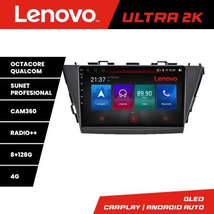 Navigatie Toyota Prius 5 Plus 2012-2020 Octa Core Android Radio Bluetooth GPS WIFI/4G DSP 2K 8+128GB 360 Toslin CarStore Technology