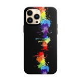 Husa compatibila cu Apple iPhone 12 model Splash, Silicon, TPU, Viceversa, Transparent, Carcasa