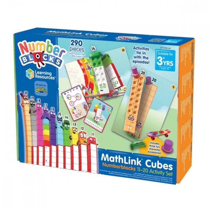 MathLink&reg;Cubes Numberblocks in engleza Set de activitati de la 11 - 20