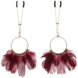 Taboom Nipple Play Tweezers With Feathers cleme pentru mameloane 17.7 cm