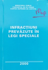 Infractiuni Prevazute In Legi Speciale - Colectiv , C811