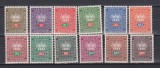 LIECHTENSTEIN 1968 MARCI DE SERVICIU MI. 45-56 MNH, Nestampilat