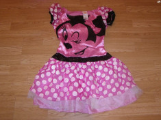 costum carnaval serbare minnie pentru copii de 10-11-12 ani foto