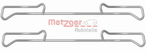 Set accesorii, placute frana VW TOURAN (1T3) (2010 - 2015) METZGER 109-1678