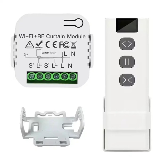 Sistem automatizare rulouri, jaluzele, perdele, draperii &ndash; WiFi, Tuya, telecomandă RF