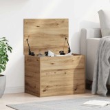 VidaXL Ladă depozitare cu capac, stejar artizanal 60x42x46 cm lemn