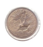 Moneda SUA 1 dollar/dolar 2013 P Native American Dollar - Treaty With the Delawares, UNC, in cartonas