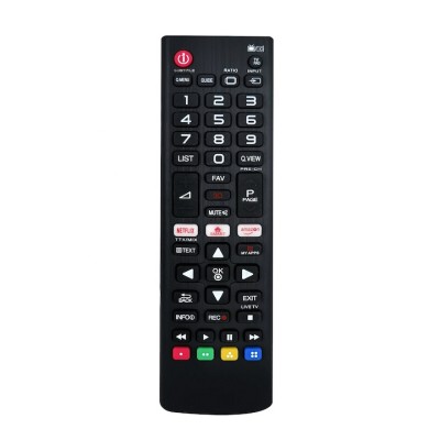 Telecomanda universala pentru televizoarele LG LCD, LED Smart, functii Netflix, Amazon, elSales ELS-L1162V, negru foto