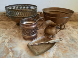 Lot diverse obiecte din bronz, alama...