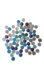 Bilute colorate decorative pentru ghiveci si proiecte DIY,1.5 cm, 70 bucati set