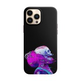 Husa compatibila cu Apple iPhone 13 Pro Max model Escape from society, Silicon, TPU, Viceversa, Transparent, Carcasa