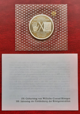 Moneda comemorativa de argint - 10 Deutsche Mark 1995 - G 3419 foto