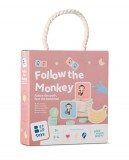 Joc de memorie si motricitate, BS Toys, Urmareste maimutica
