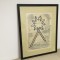 PAUL NEAGU, STARE- EXERCITIUL 3. TUS SI ACUARELA/ HARTIE, INTITULAT, SEMNAT &rdquo;P. NEAGU &rdquo; DATAT 1986, INRAMAT