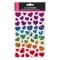 Set Autocolante Decorativ, Inimi Reliefate, Multicolor, 51 Bucăți
