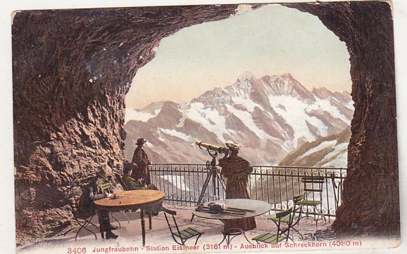 bnk cp Elvetia - Jungfraujoch - Statia Eismeer - zata