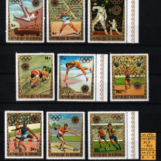 Burundi, 1972 | Jocurile Olimpice München 72 - Olimpiadă | Serie MNH | aph