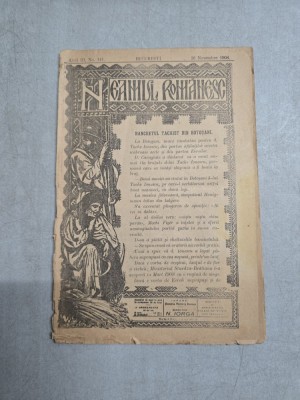 Neamul Rom&amp;acirc;nesc nr. 141/26.11.1908 - Director N. Iorga foto