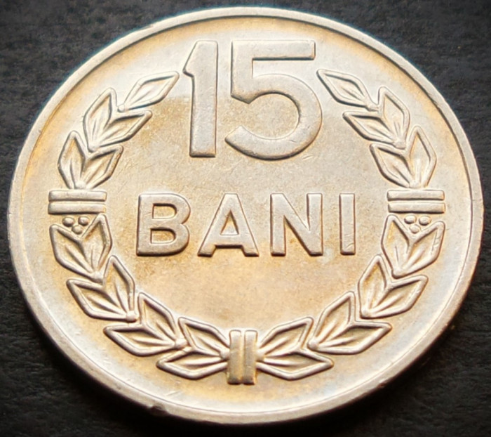 Moneda 15 BANI - RS ROMANIA, anul 1966 * cod 3403 C