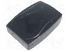 Carcasa ABS, 96mmx136mmx39mm, MASZCZYK - KM-108 BK