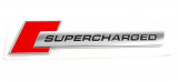 Emblema Supercharged Rosu / Crom Oe Audi 4F0853601A2ZZ