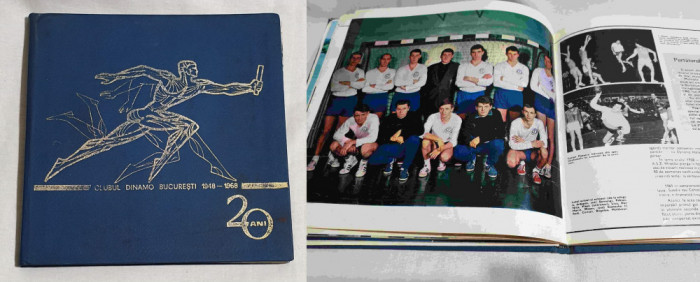 Clubul Dinamo Bucuresti 20 de ani de activitate 1948-1968 - album de colectie