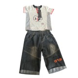 Compleu baiat tricou si pantaloni , marimea 4 ani