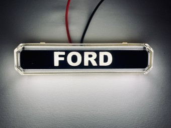 Lampa gabarit cu LOGO NEON Alb FR0260 Ford foto