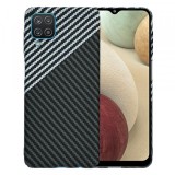 Husa pentru Samsung Galaxy F12 F127 / A12 Nacho A127 / M12 M127 / A12 A125, Techsuit, Carbonite FiberShell, Gri