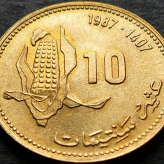 Moneda exotica FAO 10 SANTIMAT - MAROC, anul 1987 * cod 4388 A = UNC