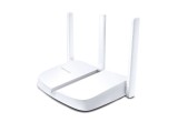 ROUTER MERCUSYS wireless 300Mbps, 4 porturi 10/100Mbps, 3 x antene externe &quot;MW305R&quot; (timbru verde 0.8 lei)