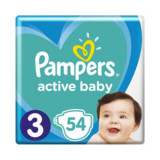Cumpara ieftin Scutece Pampers Active Baby 3, 6-10 kg 54 bucati