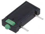 LED Verde 1,8mm 20mA 70&deg; 5-17mcd