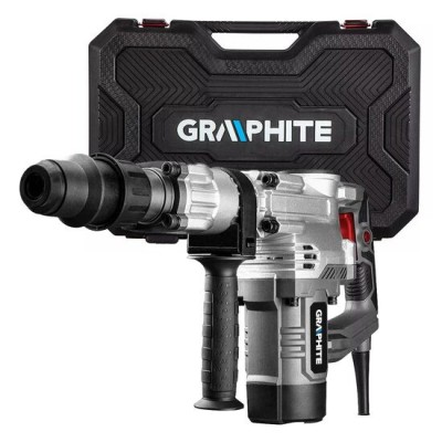 Ciocan demolator, picamar, SDS Max, 1300 W, 20 J, cu geanta, Graphite foto