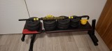 Banca fitness si set de greutati