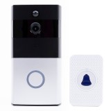 PNI videointerfon smart Tuya cu sonerie 36 melodii, alb-gri