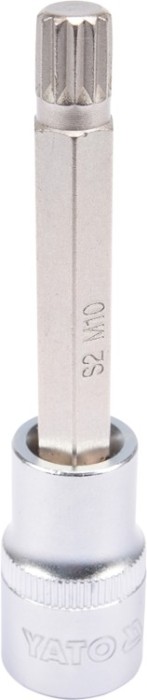 Bit Spline M10 cu adaptor 1/2 100 mm YATO